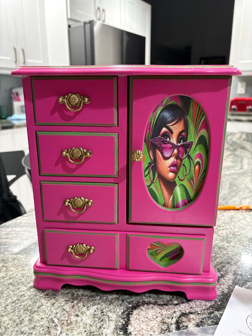 Retro jewelry box